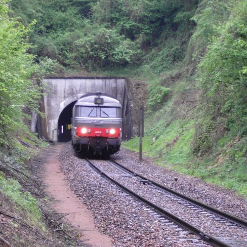 Sortie du tunnel de Vauxaillon